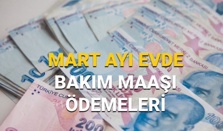 Mart ayı evde bakım maaşı sorgulama: 2025 Evde bakım maaşları yatmaya başladı mı, ne zaman yatacak?