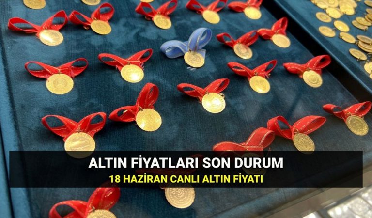 Bugün gram altın ne kadar? 18 Haziran canlı altın fiyatları: Çeyrek altın, yarım altın ve tam altın kaç lira oldu? Bugün gram altın ne kadar? 18 Haziran canlı altın fiyatları: Çeyrek altın, yarım altın ve tam altın kaç lira oldu?