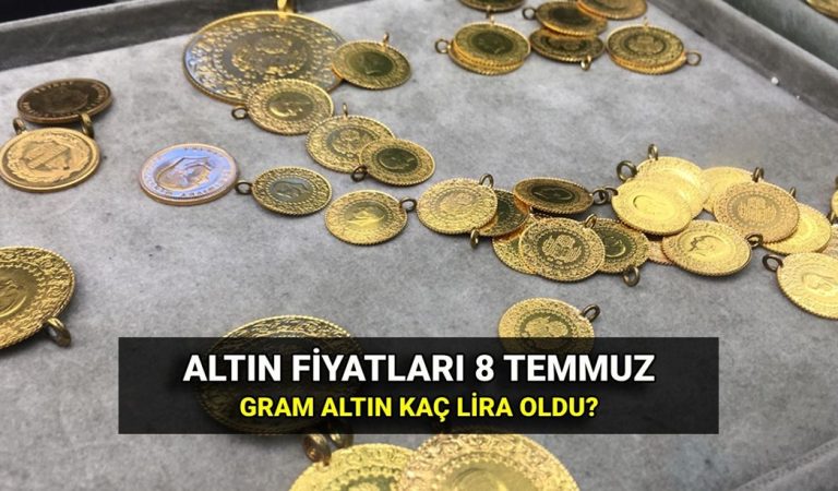 Canlı altın kuru 8 Temmuz: Gram ve çeyrek altın bugün kaç TL? Altın fiyatlarında son durum nedir?